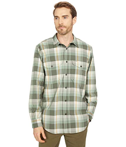 Filson Twin Lakes Sport Shirt Olive/White/Gold LG