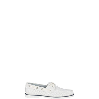 Sperry Mens Leeward 2-Eye Perforated Casual Casual Shoes Shoes, White, 10