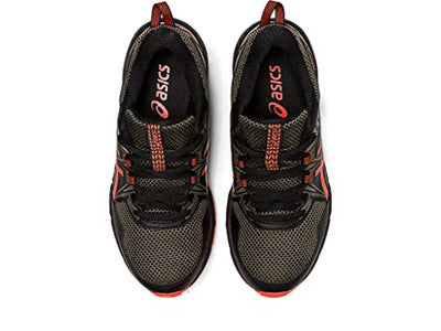 ASICS Kid's Gel-Venture 8 Grade School Running Shoes, 2.5, Black/Cherry Tomato