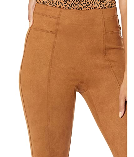 SPANX Faux Suede Leggings Rich Caramel SM - Regular 27