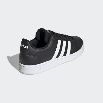 adidas Gran Court Base Tennis Shoe (Numeric_11_Point_5) Black/White