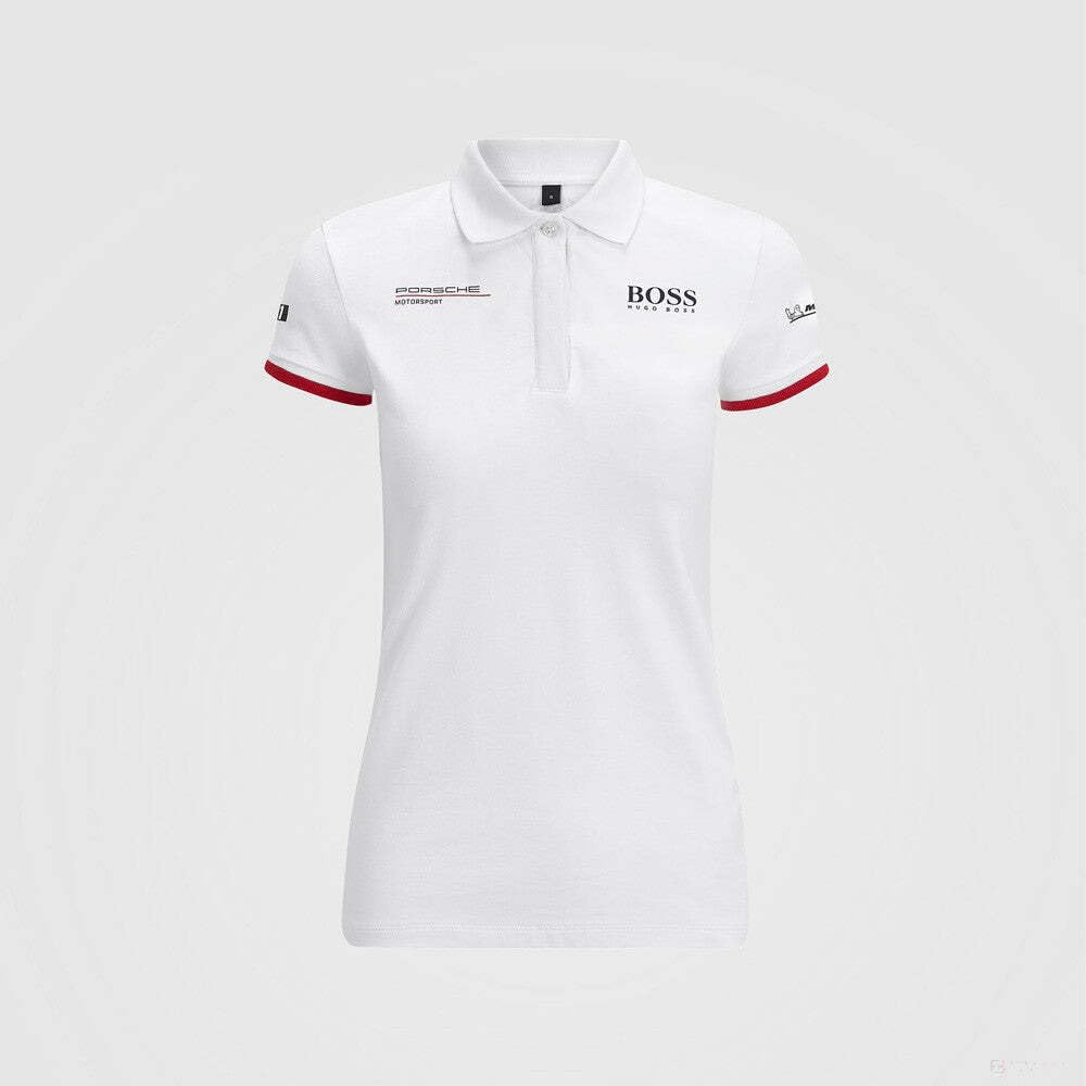 Porsche womens Polo Shirt X-Large White