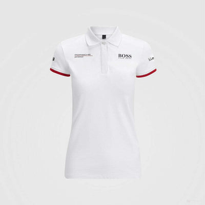 Porsche womens Polo Shirt X-Large White