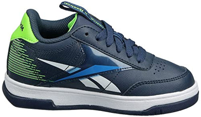 HEELYS Youth Kids Court Low Wheels Skate Sneaker Shoes (Navy/Blue/Green/White, 5 Big Kid, Numeric_5)