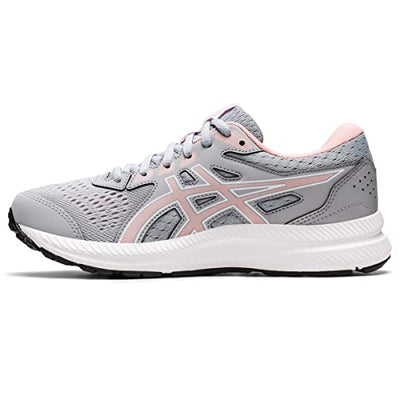 ASICS Women's Gel-Contend 8 Running Shoes, 5, Piedmont Grey/Frosted Rose