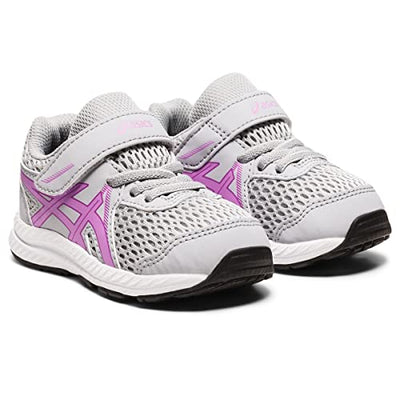 ASICS Baby Boy's Contend 7 TS (Toddler) Piedmont Grey/Lavender Glow 9 Toddler M