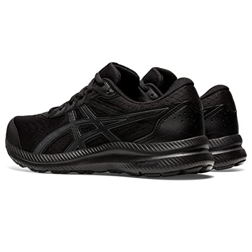 ASICS Women's Gel-Contend 8 Running Shoes, 11.5, Black/Carrier Grey