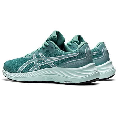 ASICS Women's Gel-Excite 9 Running Shoes, 8, Oasis Green/White