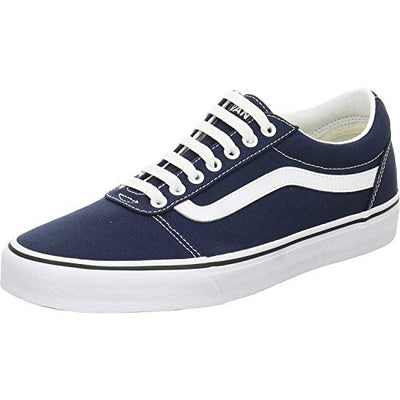 Vans Men's Ward Sneaker, Blue ((Canvas) Dress Blues/White Jy3), 13