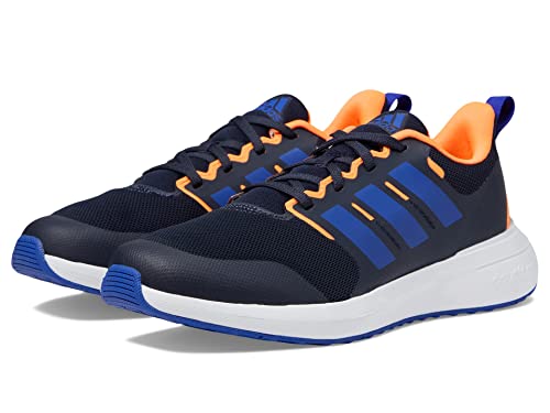 adidas Baby Boy's Fortarun 2.0 Elastic (Toddler) Ink/Lucid Blue/Screaming Orange 7.5 Toddler M