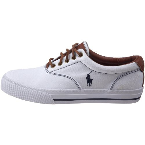 POLO RALPH LAUREN Men's Vaughn Fashion Sneaker, White, 10 D US