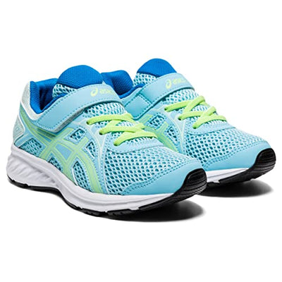 ASICS Kids Girl's Jolt 2 PS (Toddler/Little Kid) Ocean Decay/Lime Green 3 Little Kid M