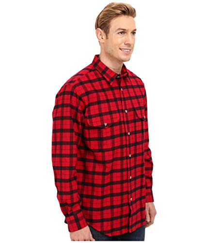 Filson Mens Alaskan Guide Shirt Red/Black XL One Size