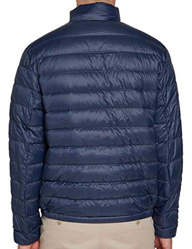 Polo Ralph Lauren Men's Lightweight Bleeker Down Jacket (Aviator Navy, Large)