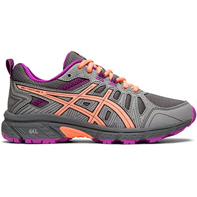 ASICS Kid's Gel-Venture 7 Grade School Running Shoes, 4, Metropolis/Black