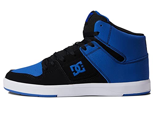 DC Mens Cure Casual High-Top Skate Shoes Sneakers Royal/Black 1 10.5 D - Medium