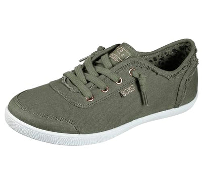 Skechers Women's Bobs B Cute Sneaker, Olive, 8