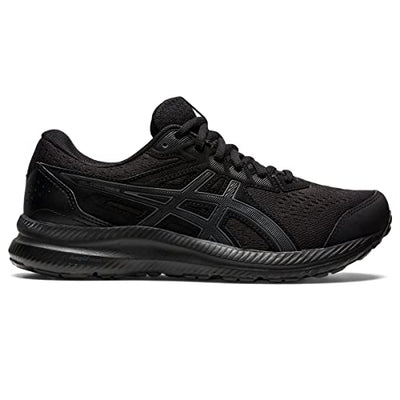 ASICS Women's Gel-Contend 8 Running Shoes, 11.5, Black/Carrier Grey