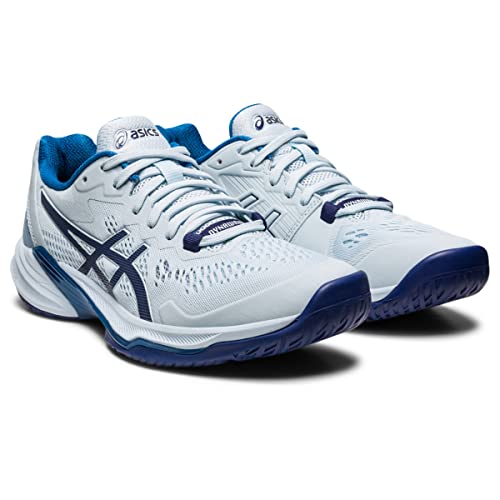 ASICS Women's Sky Elite FlyteFoam 2 Volleyball Shoes, 6, Sky/Indigo Blue