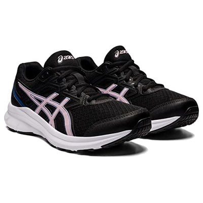 ASICS Women's JOLT 3 Running Shoes, 8.5, Black/Barely Rose