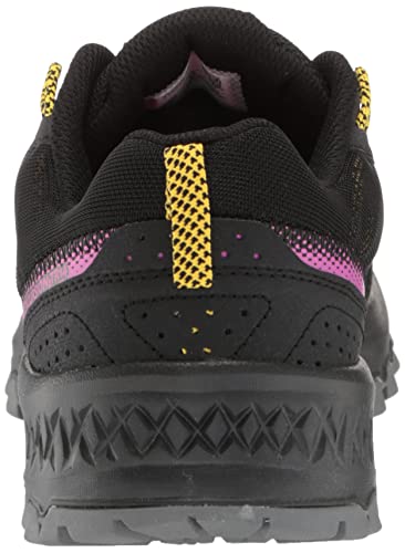 Saucony Women's S10584-20 Excursion TR 14 Running Shoe, Black | Purple | Yellow - 7.5 M US