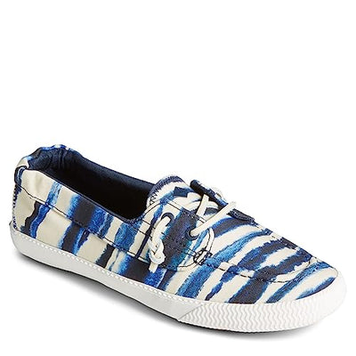 Sperry Women's Lounge Away 2 Tie-Dye Navy Boat Shoe 10 M US