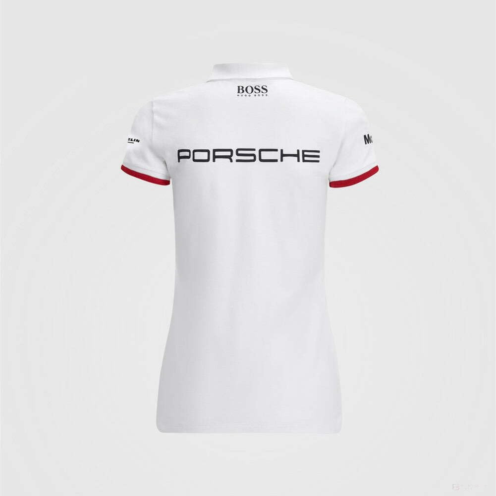 Porsche womens Polo Shirt X-Large White