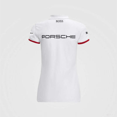 Porsche womens Polo Shirt X-Large White