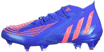 adidas Predator Edge.1 Firm Ground Cleats Soccer Shoes, 10.5, HI-RES Blue/Turbo/HI-RES Blue