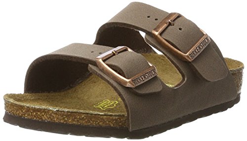 Birkenstock Boy's Mules, Brown Mocha, 3 Big Kid