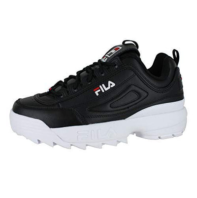 Fila Mens Disruptor II Premium Leather Logo Sneakers