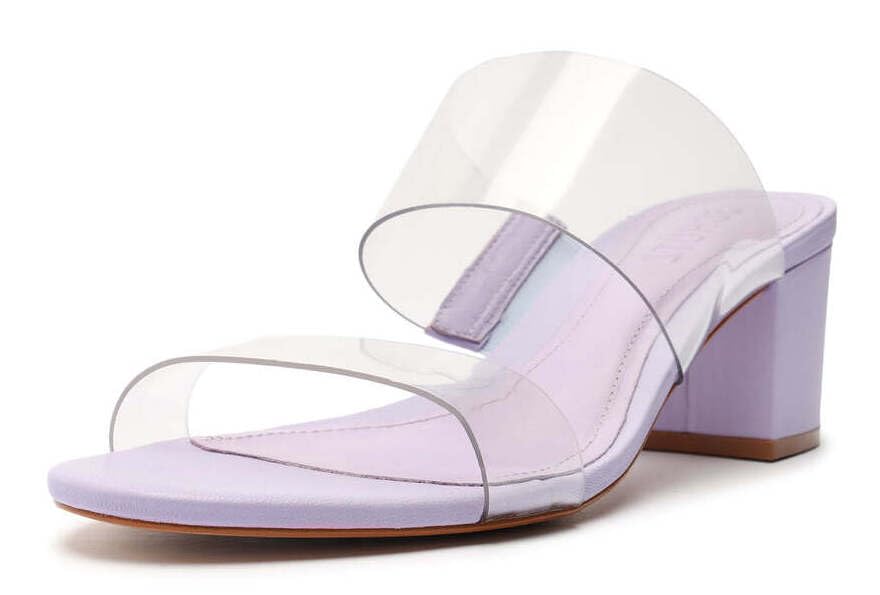 SCHUTZ Women's Victorie Slides 8 Smoky Grape