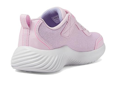 Skechers Girls Bounder-Girly Groove Sneakers, Light Pink, 2.5 Little Kid