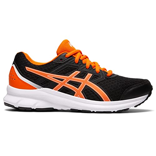 ASICS Kid's JOLT 3 Grade School Running Shoe, 6.5, Black/Marigold Orange