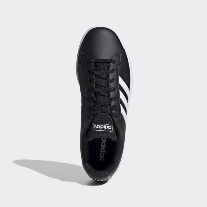 adidas Gran Court Base Tennis Shoe (Numeric_11_Point_5) Black/White