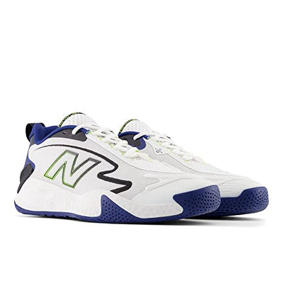 New Balance Men's Fresh Foam X Ct-Rally Tennis Shoe, White/Navy, 10.5