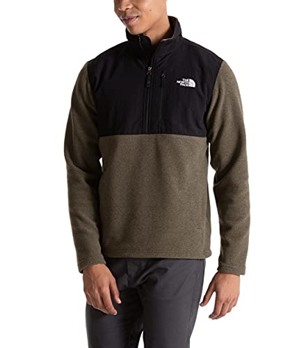 THE NORTH FACE Men's Sun Rise Quarter Zip Sweatshirt, New Taupe Green Heather, 2X