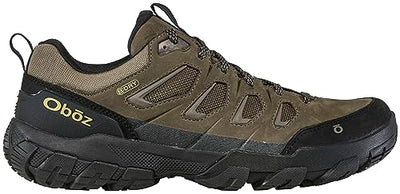 Oboz Men's Sawtooth X Low B-Dry Hiking Shoes, Sediment, 13