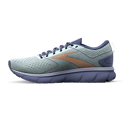 Brooks Women's Transmit 3 Running Shoe - Spa Blue/Neo Pink/Copper - 10.5 Medium