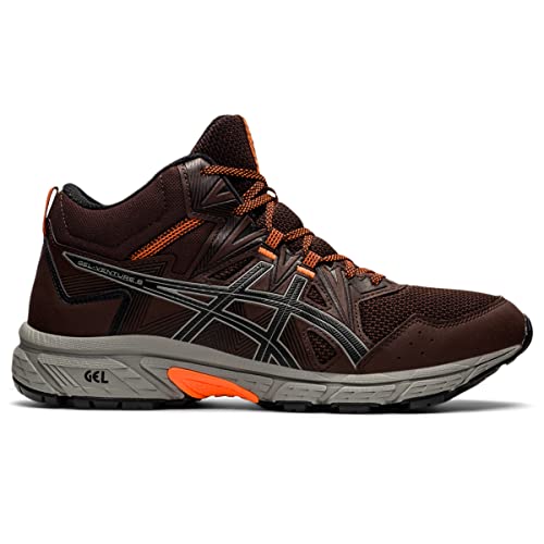 ASICS Men's Gel-Venture 8 Mid Top Running Shoes, 12.5, Coffee/Clay Grey