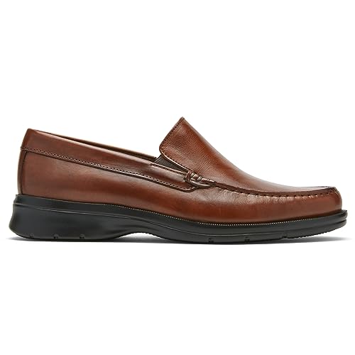 Rockport Men's Palmer Venetian Loafer, Cognac Antique, 8.5