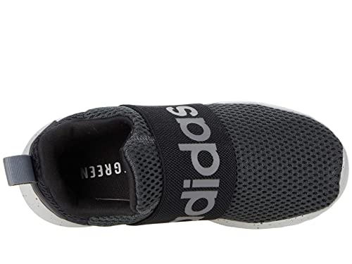 adidas Baby Lite Racer Adapt 4.0 Running Shoe, Grey/Grey/Black, 5 US Unisex Infant