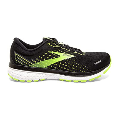 Brooks Men's Ghost 13 Running Shoe - Black/Nightlife/White - 12.5 Wide