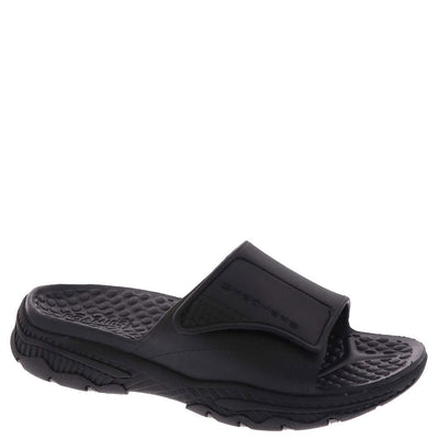 Skechers Men's Foamies Creston Ultra Get Away Slide 11 Black/Black