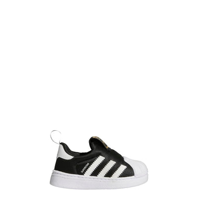 adidas Unisex-Child Superstar 360 Shoes 10 Toddler Black/White/Gold Metallic