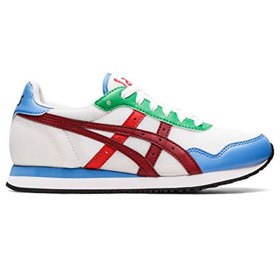 ASICS Tiger Runner White/Burgundy 7.5 B (M)