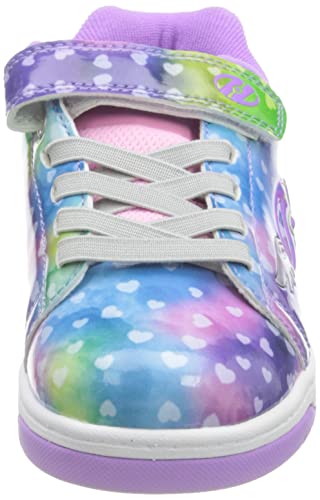 HEELYS Girl's Dual Up X2 (Little Kid/Big Kid/Adult) Purple/Rainbow Wings 2 Little Kid M