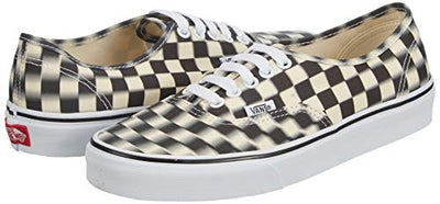 Vans Men's Low-Top Trainers, (Blur Check) Black/Classic White, 7