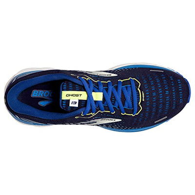 Brooks Men's Ghost 13 Running Shoe - Peacoat/Indigo/Nightlife - 10 Medium