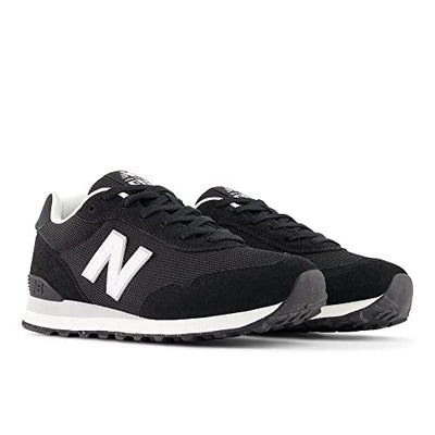 New Balance Men's 515 V3 Sneaker, Black/White/Aluminum Grey, 7.5 X-Wide